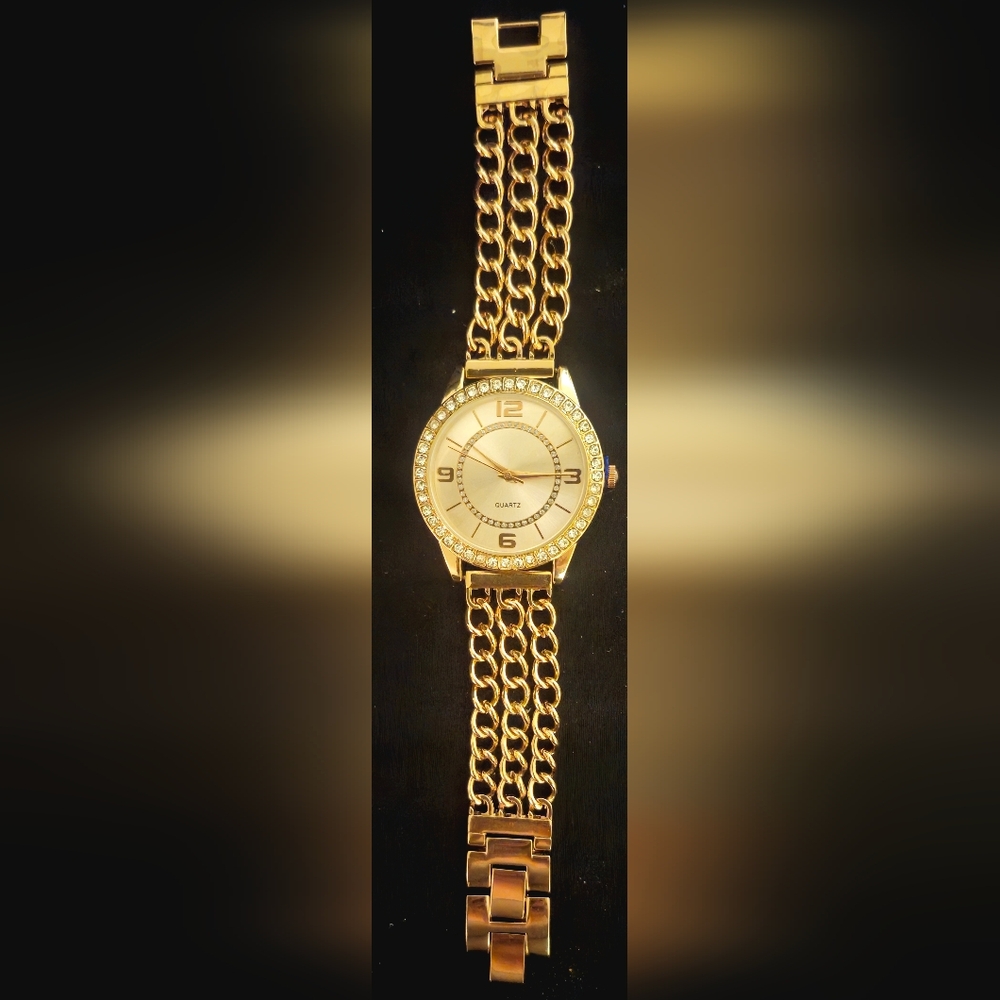 elegant gold-tone watch